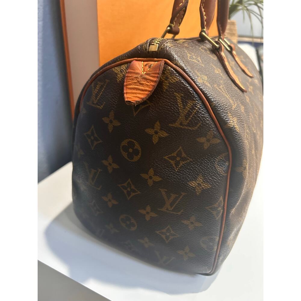 Vintage Louis Vuitton Monogram Speedy 30 Boston Handbag TH1012 (Nov. 2002) - Picture 7 of 16